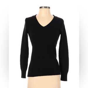 Banana Republic Classic Black Knit Top